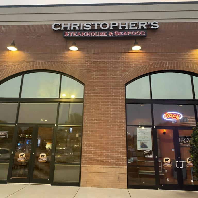 Welcome to Christopher’s Steakhouse and Seafood